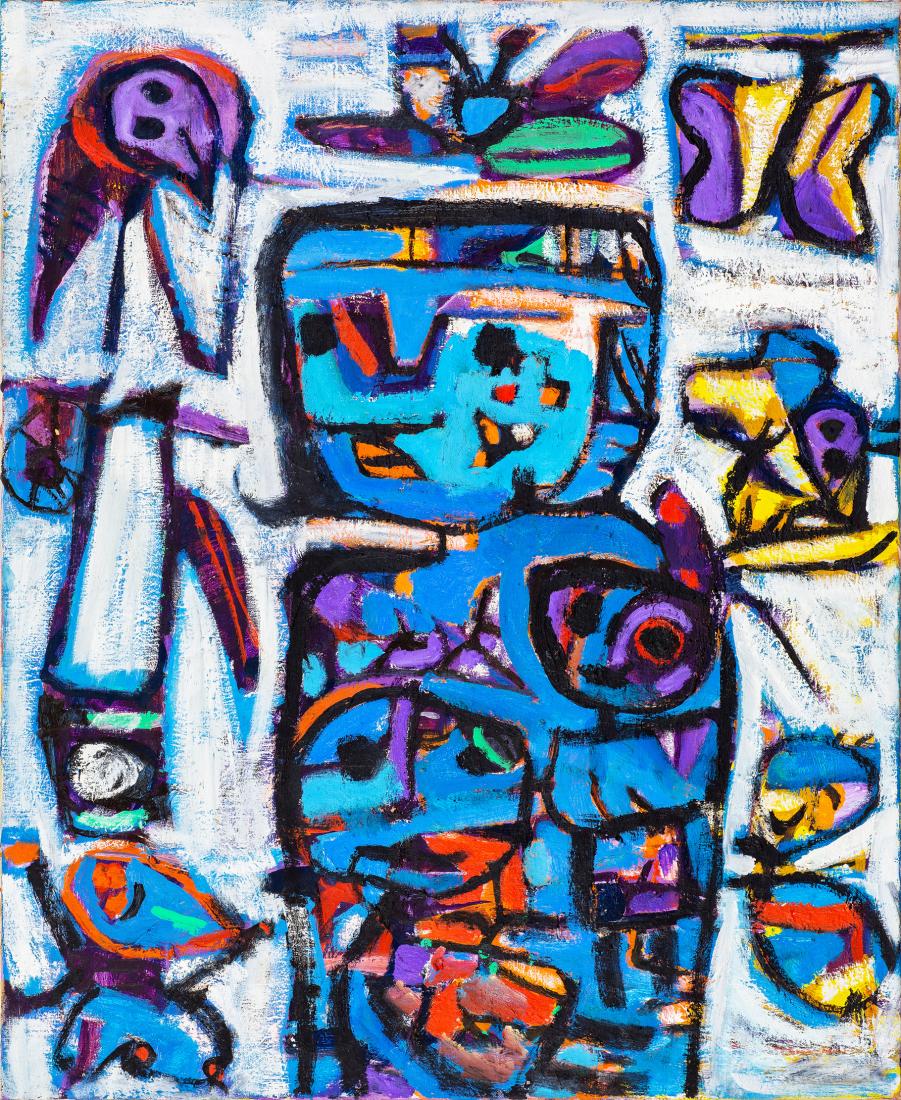 Judi Louise SINGLETON (b.1963) - BLUE MADONNA