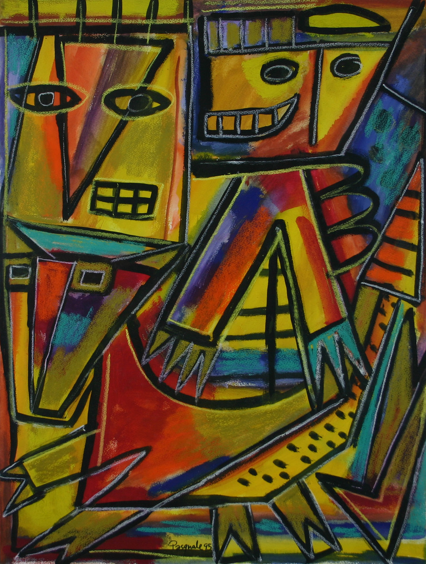 Pasquale GIARDINO (b.1961) - ABSTRACTED FIGURES