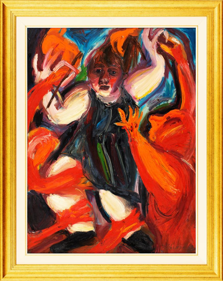 Wendy SHARPE (b.1960) - ARTIST ATTACKED - 1991