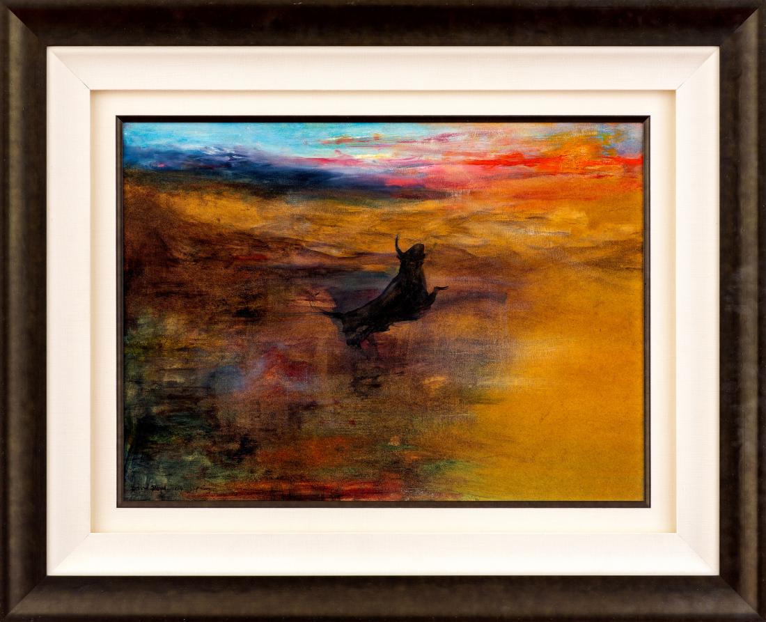 David BOYD (b.1924; d.2011) - BULL IN LANDSCAPE - 1964