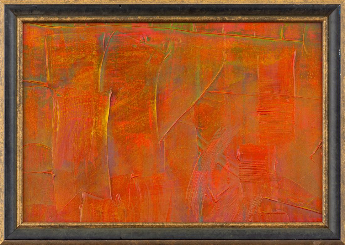 John PEART (b.1945; d.2013) - CHINESE ORANGE I - 1974