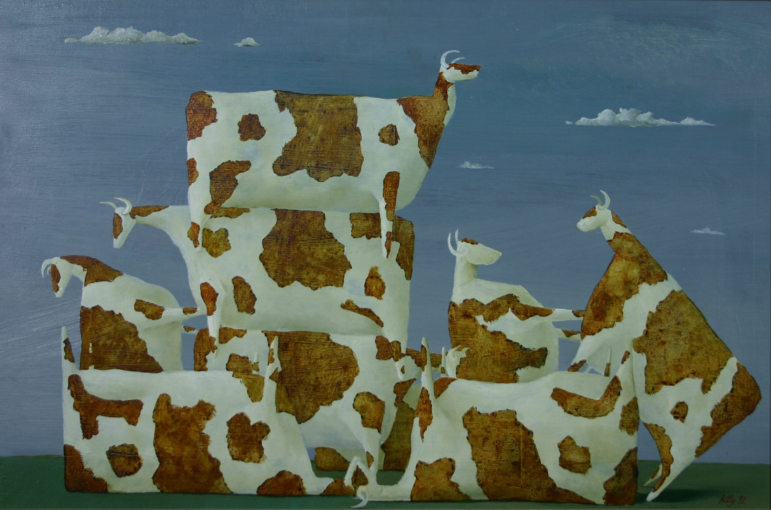 John KELLY (b.1965) - COW DEPOT