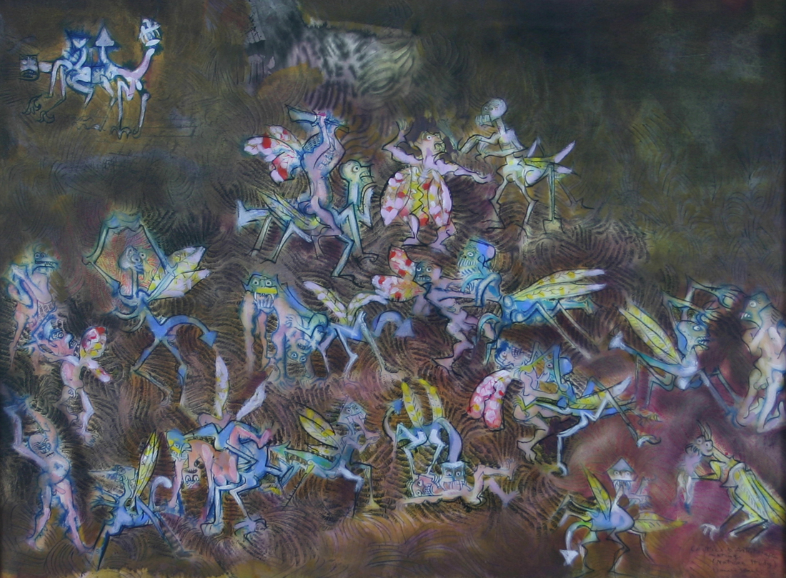 Donald Stuart Leslie FRIEND (b.1915; d.1989) - CRITICS & ARTISTS AFTER MATING