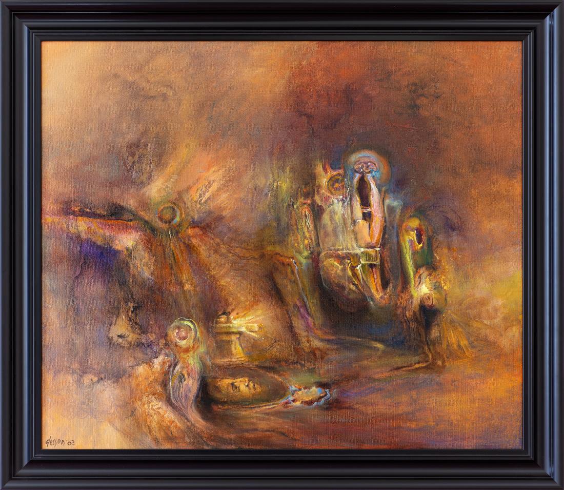 James GLEESON A.O. (b.1915; d.2008) - DIMINISHING ECHOES