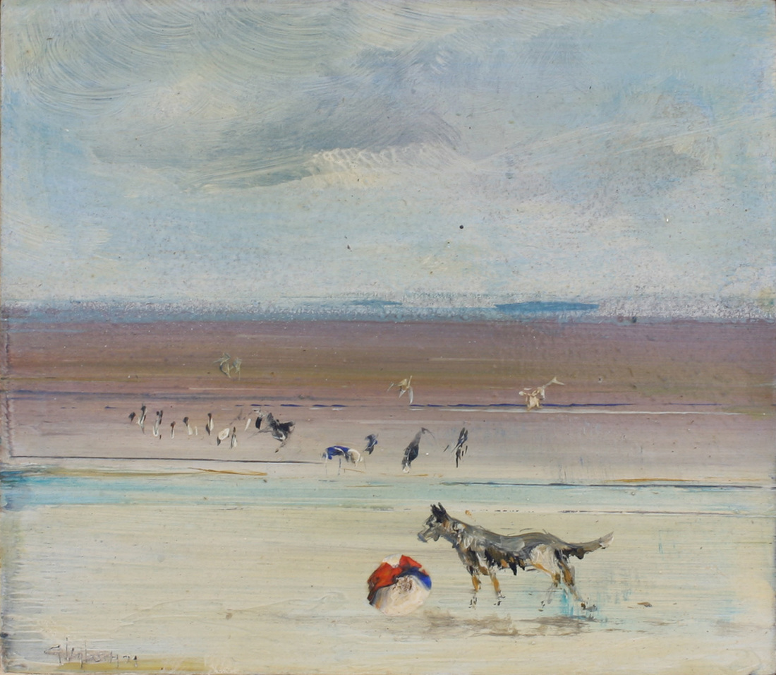 Thomas GLEGHORN (b.1925) - DOG & BIRDS
