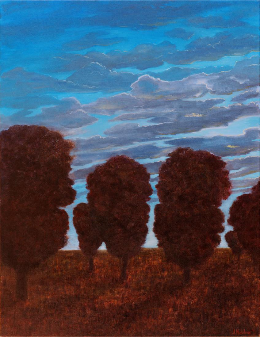 Adam NUDELMAN (b.1967) - DUSK POINT ADDIS - 2002