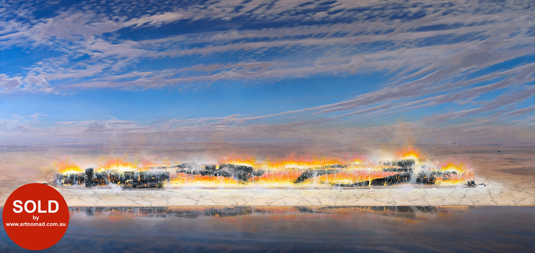 Timothy Austin (Tim) STORRIER (b.1949) - EMPIRE OF THE COALS (Reflected) (Sold Out)