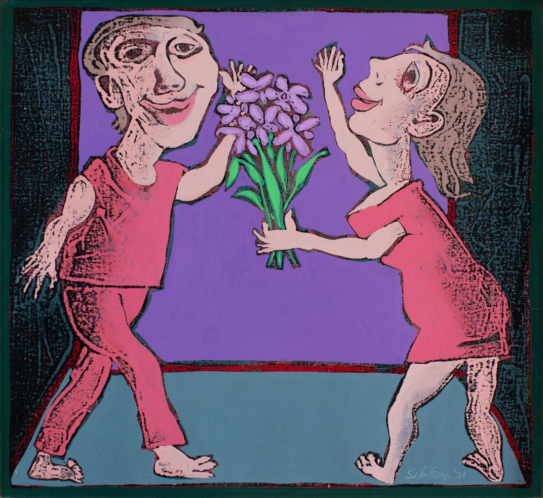 Andrew SIBLEY (b.1933; d.2015) - FLOWER POWER No.2 - 2001