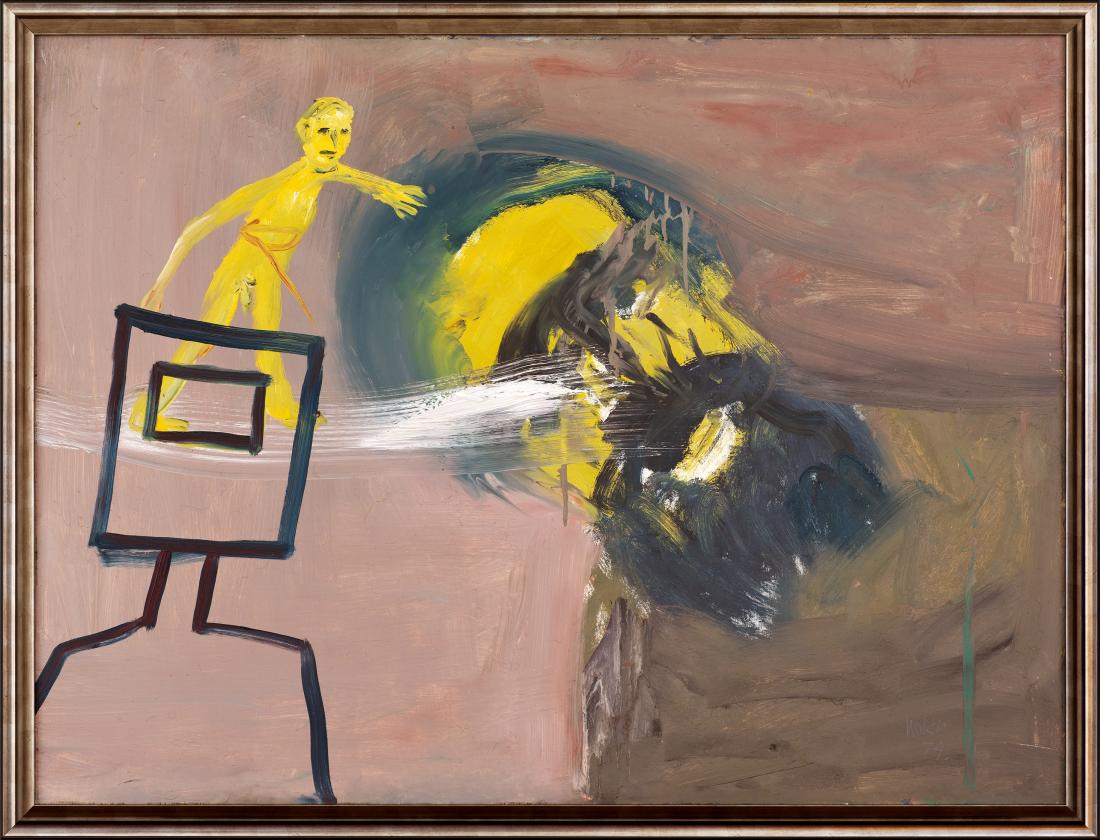 Sir Sidney Robert NOLAN O.M., A.C. (b.1917; d.1992) - LOST ARMOUR (Ned Kelly)