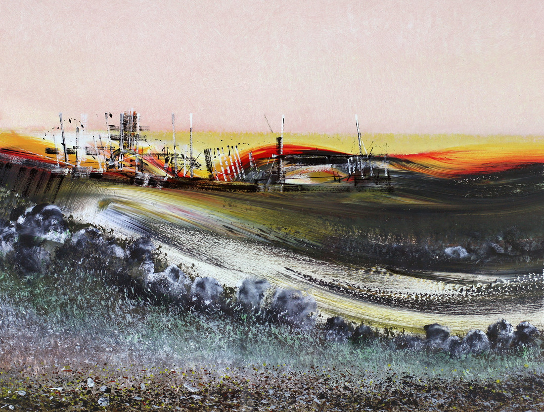 Thomas GLEGHORN (b.1925) - MINE LANDSCAPE, ANDAMOOKA
