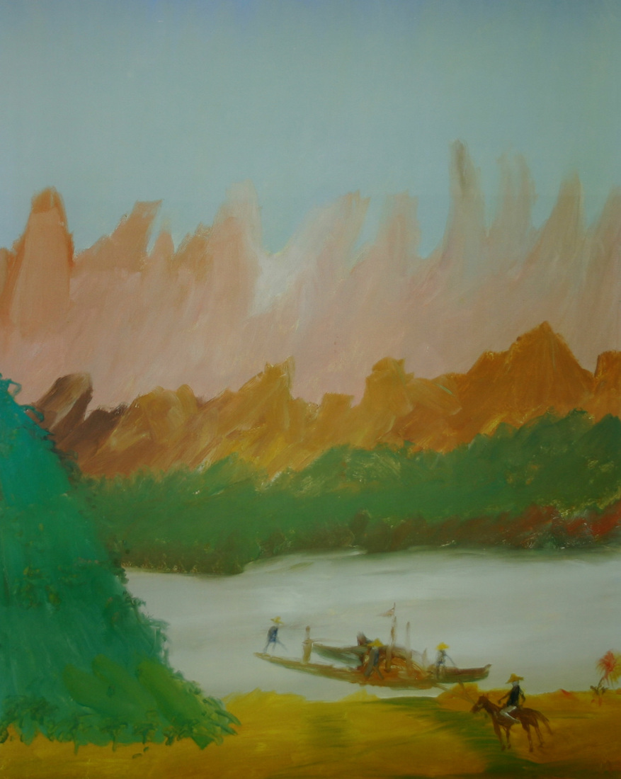 Sir Sidney Robert NOLAN O.M., A.C. (b.1917; d.1992) - RIVER KWEI III (Sold Out)