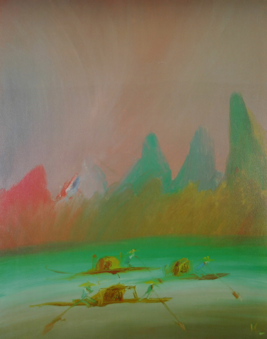 Sir Sidney Robert NOLAN O.M., A.C. (b.1917; d.1992) - RIVER KWEI IV (Sold Out)