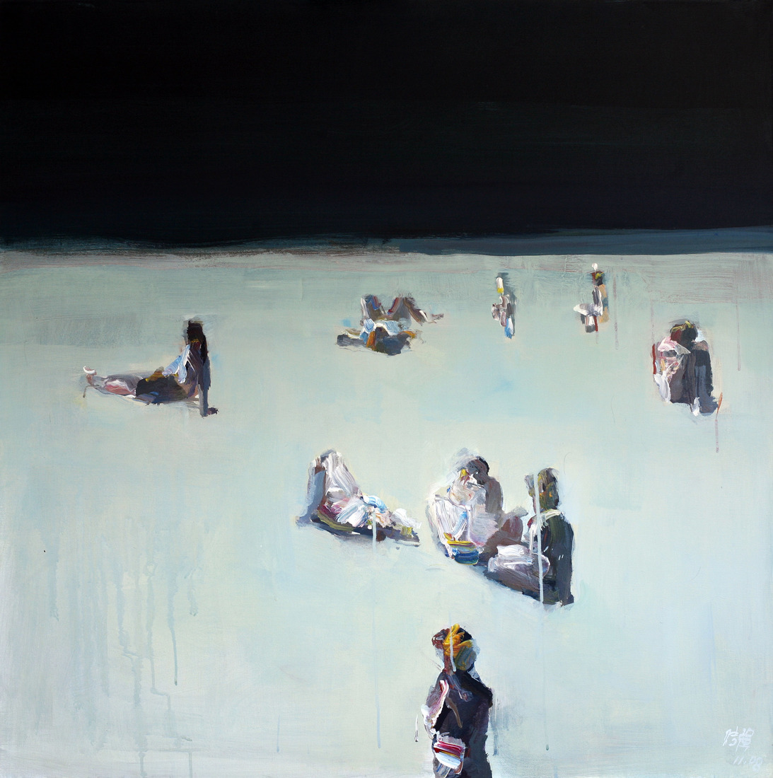 Qiang ZHANG (b.1962) - SEASIDE CONTEMPLATION