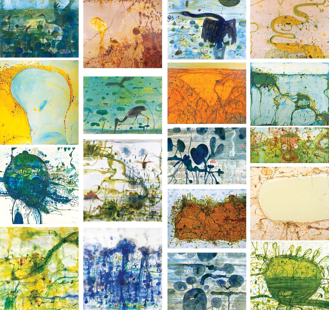 SELECTION OF JOHN OLSEN LIMITED EDITIONS in stock at Art Nomad