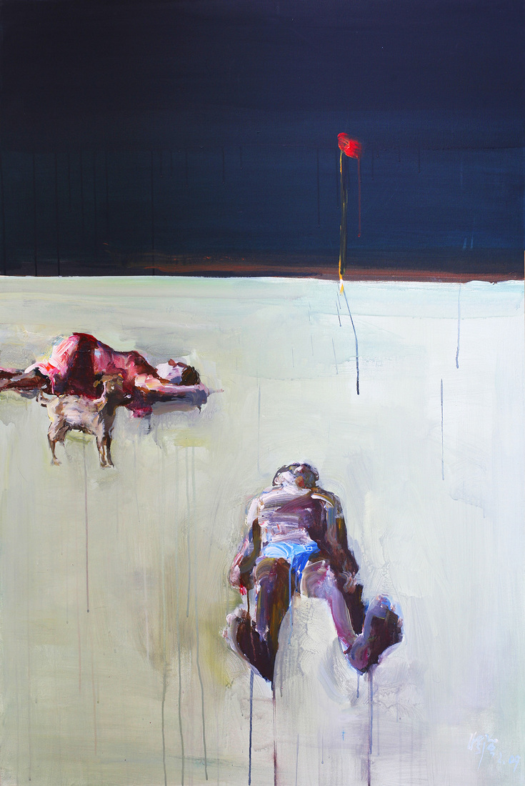 Qiang ZHANG (b.1962) - SOAKING UP THE RAYS