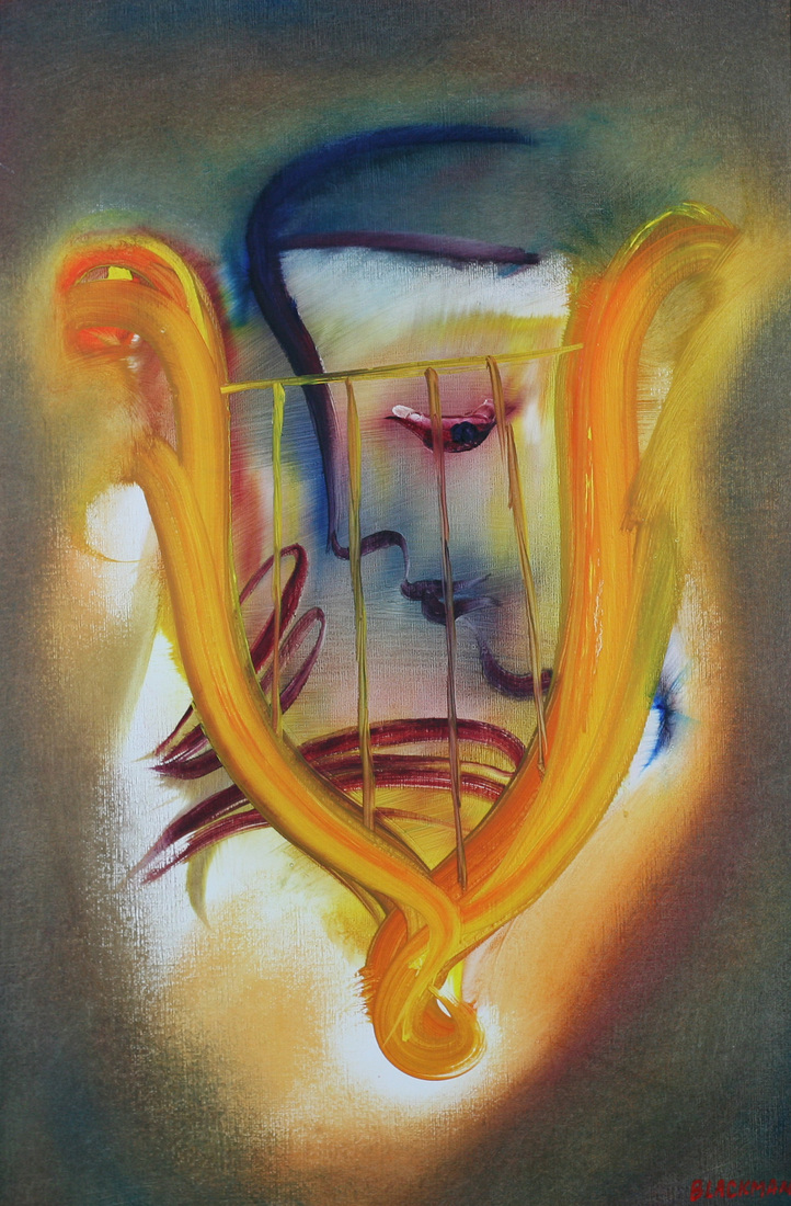 Charles BLACKMAN O.B.E. (b.1928; d.2018) - THE LYRE PLAYER