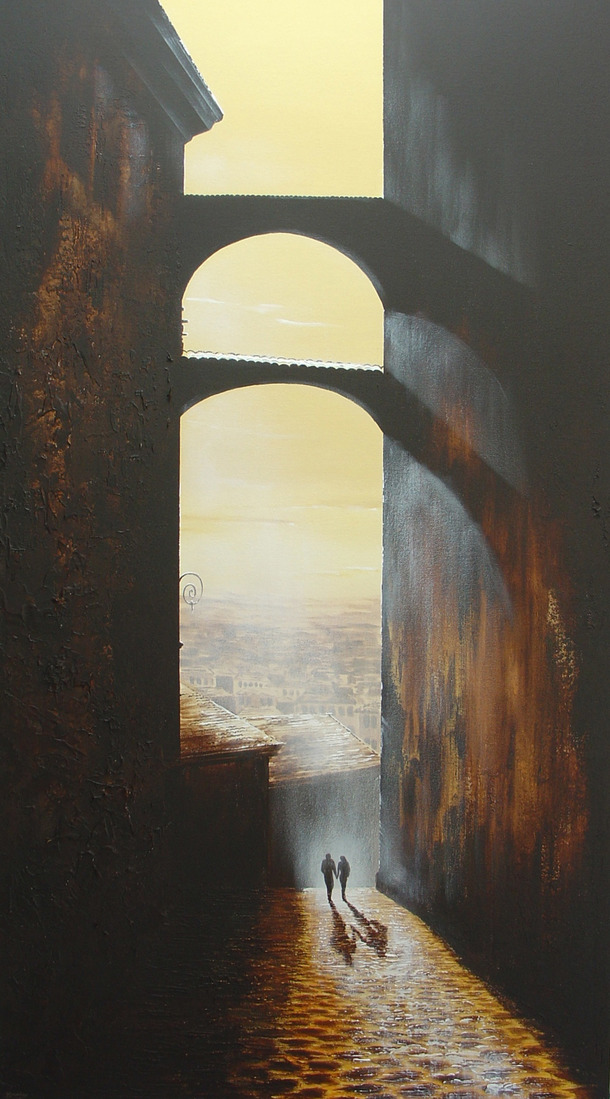 Dallas BROMLEY (b.1961) - THE ROAD HOME No. 3