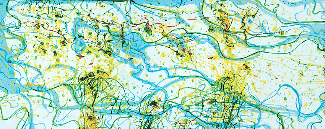 John Henry OLSEN O.B.E., A.O. (b.1928; d.2023) - TROPICAL LILY POND